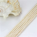 AAA-5mm Round Pearl Strand Freshwater Natural White Pearl Strand